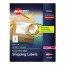 Avery Repositionable Shipping Labels, Repositionable Adhesive, 3 1/3" x 4", 600/BX Thumbnail 1