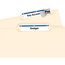 Avery File Folder Labels, TrueBlock® Technology, Permanent Adhesive, Blue, 2/3" x 3 7/16", 1500/BX Thumbnail 2