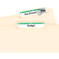 Avery® File Folder Labels, TrueBlock® Technology, Permanent Adhesive, Green, 2/3" x 3 7/16", 1500/BX Thumbnail 2