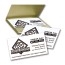 Avery Inkjet Clean Edge Business Cards with Two-Sided Printing, Uncoated, 2" x 3.5", White, 8 Cards/Sheets, 20 Sheets/Box Thumbnail 2