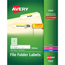 Avery® File Folder Labels, TrueBlock® Technology, Permanent Adhesive, Yellow, 2/3" x 3 7/16", 1500/BX Thumbnail 1