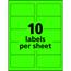 Avery Laser Shipping Labels, 2"x 4", Neon Green, 1000 Labels Thumbnail 6