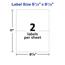 Avery Inkjet Internet Shipping Labels, 5-1/2" x 8-1/2", White, 50/Pack Thumbnail 4
