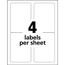 Avery Shipping Labels, Permanent Adhesive, , 3 1/2" x 5", 1000/BX Thumbnail 3