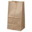 General 12# Paper Bag, Heavy-Duty, Brown Kraft, 7 1/16" x 4 1/2" x 13 3/4", 500/BD Thumbnail 1