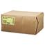 General #12 Paper Grocery Bag, 40lb Kraft, Standard 7 1/16 x 4 1/2 x 13 3/4, 500 bags Thumbnail 1