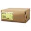 General #4 Paper Grocery Bag, 30lb Kraft, Standard 5" x 3 1/3" x 9 3/4", 500/BD Thumbnail 3