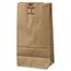 General #6 Paper Grocery Bag, 50lb Kraft, Extra-Heavy-Duty 6 x 3 5/8 x 11 1/16, 500 bags Thumbnail 1