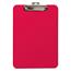 Baumgartens Unbreakable Recycled Clipboard, 1/4" Capacity, 8 1/2 x 11, Red Thumbnail 1