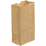 W.B. Mason Co. Grocery Bags, 3" x 1 7/8" x 5 7/8", Kraft, 500/CS Thumbnail 1