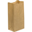 W.B. Mason Co. Grocery Bags, 4 5/16" x 2 7/16" x 7 7/8", Kraft, 500/CS Thumbnail 1
