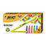 BIC Brite Liner Highlighters, Chisel Marker Point Style, Assorted Water Based Ink, 12/BX Thumbnail 1