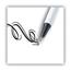 BIC Clic Stic Ballpoint Pen, Retractable, Medium 1 mm, Black Ink, White Barrel, Dozen Thumbnail 9