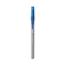 BIC Round Stic Grip Xtra Comfort Ballpoint Pen, Stick, Fine 0.8 mm, Blue Ink, Gray/Blue Barrel, Dozen Thumbnail 7