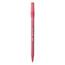 BIC Round Stic Xtra Life Ballpoint Pen, Stick, Medium 1 mm, Red Ink, Translucent Red Barrel, Dozen Thumbnail 6