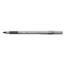 BIC Round Stic Grip Xtra Comfort Ballpoint Pen, Easy-Glide, Stick, Medium 1.2 mm, Black Ink, Gray/Black Barrel, Dozen Thumbnail 5