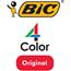 BIC 4-Color Multi-Function Ballpoint Pen, Retractable, Medium 1 mm, Black/Blue/Green/Red Ink, Blue Barrel Thumbnail 4