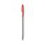 BIC Cristal Xtra Smooth Ballpoint Pen, Stick, Medium 1 mm, Red Ink, Clear Barrel, Dozen Thumbnail 8