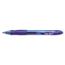 BIC Gel-ocity Gel Pen, Retractable, Medium 0.7 mm, Blue Ink, Translucent Blue Barrel, Dozen Thumbnail 9