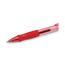 BIC Gel-ocity Gel Pen, Retractable, Medium 0.7 mm, Red Ink, Translucent Red Barrel, Dozen Thumbnail 8