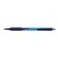 BIC Soft Feel Ballpoint Pen, Retractable, Medium 1 mm, Blue Ink, Blue Barrel, Dozen Thumbnail 6
