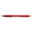 BIC Soft Feel Ballpoint Pen, Retractable, Medium 1 mm, Red Ink, Red Barrel, Dozen Thumbnail 6