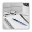 BIC GLIDE Ballpoint Pen, Retractable, Medium 1 mm, Blue Ink, Blue Barrel, Dozen Thumbnail 9