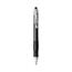 BIC Velocity Easy Glide Ballpoint Pen, Retractable, Medium 1 mm, Black Ink, Translucent Black Barrel, Dozen Thumbnail 7