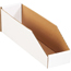 W.B. Mason Co. Open Top Bin Boxes, 4" x 15" x 4 1/2", White, 50/BD Thumbnail 1