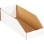 W.B. Mason Co. Open Top Bin Boxes, 6" x 15" x 4 1/2", White, 50/BD Thumbnail 1