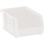 W.B. Mason Co. Plastic Stack & Hang Bin Boxes, 7 3/8" x 4 1/8" x 3", Clear, 24/CS Thumbnail 1