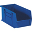 W.B. Mason Co. Plastic Stack & Hang Bin Boxes, 10 7/8" x 5 1/2" x 5", Blue, 12/CS Thumbnail 1