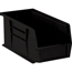 W.B. Mason Co. Plastic Stack & Hang Bin Boxes, 10 7/8" x 5 1/2" x 5", Black, 12/CS Thumbnail 1