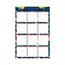Blue Sky™ Day Designer Laminated Erasable Wall Calendar, 36" x 24", Peyton Navy, 2023 Thumbnail 2