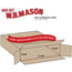 W.B. Mason Co. Side Loading boxes, 36" x 5" x 48", Kraft, 5/BD Thumbnail 2
