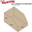 W.B. Mason Co. Stackable Bin Boxes, 9" x 12" x 4 1/2", White, 50/BD Thumbnail 2