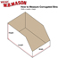 W.B. Mason Co. Open Top Bin Boxes, 6" x 12" x 4 1/2", White, 50/BD Thumbnail 2