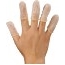 W.B. Mason Co. Latex Finger Cots, Powder-Free, Small, White, 720/CS Thumbnail 1
