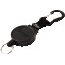 Key-Back® Super 48™ Heavy Duty Retractable Key Holder, Black, 2/CS Thumbnail 1