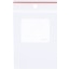 Minigrip® White Block 4 Mil Reclosable Poly Bags w/Hang Holes, 4" x 6", Clear, 1000/CS Thumbnail 1
