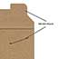 W.B. Mason Co. Stayflats® Tab-Lock Mailers, 9 in x 11-1/2 in, Kraft, 100/Case Thumbnail 3