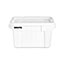 Rubbermaid® Brute Totes with Lid, 28" x 18" x 15", White Thumbnail 4