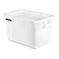 Rubbermaid® Brute Totes with Lid, 28" x 18" x 15", White Thumbnail 3