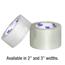 Tape Logic® 126 Acrylic Quiet Tape, 3" x 55 yds., 2.6 Mil, Clear, 24 Rolls/Case Thumbnail 4