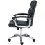 HON Traction High-Back Executive Chair, Center-Tilt, Tension, Lock, Fixed Arms, Polished Aluminum Base, Black Bonded Leather Thumbnail 4