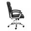 HON Traction High-Back Executive Chair, Center-Tilt, Tension, Lock, Fixed Arms, Polished Aluminum Base, Black Bonded Leather Thumbnail 6