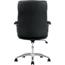 HON Traction High-Back Executive Chair, Center-Tilt, Tension, Lock, Fixed Arms, Polished Aluminum Base, Black Bonded Leather Thumbnail 7