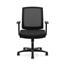 HON Mesh Mid-Back Task Chair, Center-Tilt, Tension, Lock, Fixed Arms, Black Mesh, Black Fabric Thumbnail 8