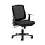 HON Mesh Mid-Back Task Chair, Center-Tilt, Tension, Lock, Fixed Arms, Black Mesh, Black Fabric Thumbnail 1