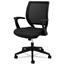 HON Basyx Mesh Mid-Back Task Chair, Center-Tilt, Tension, Lock, Fixed Arms, Black Thumbnail 19
